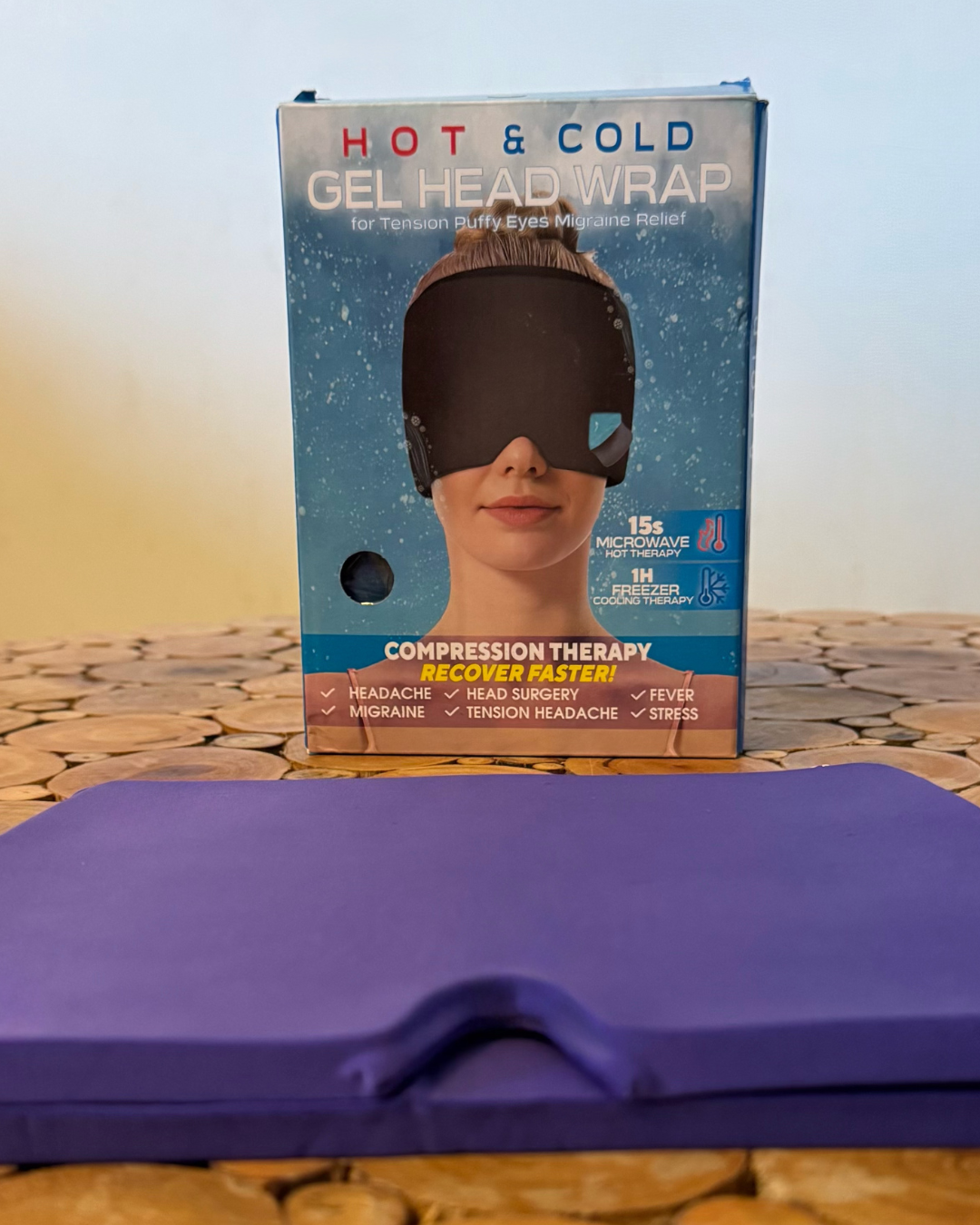 bandeau en gel glacé apaisant | visage & nuque